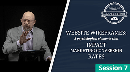 Website Wireframes: 8 psychological elements that impact marketing conversion rates