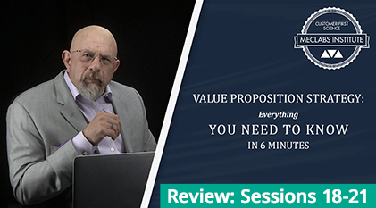 S18-S21 - Value Proposition Strategy: Everything you need to know in 6 minutes (review of sessions #18 - #21)